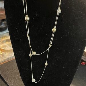 Loft Gold Tone bead Necklace